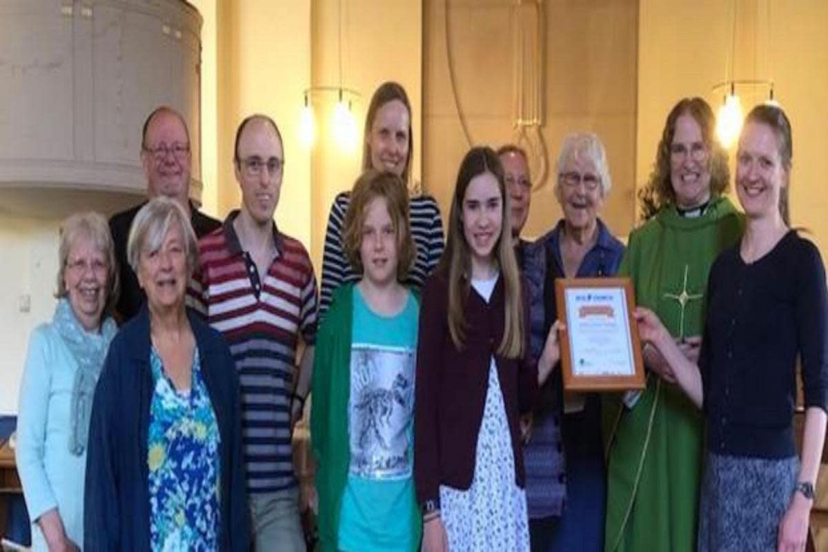 The church celebrates its bronze Eco Church Award <i>(Image: St Swithun’s)</i>