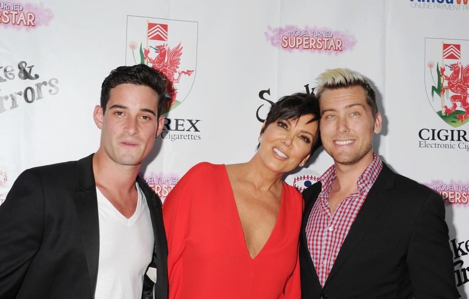 Kris Jenner and Lance Bass