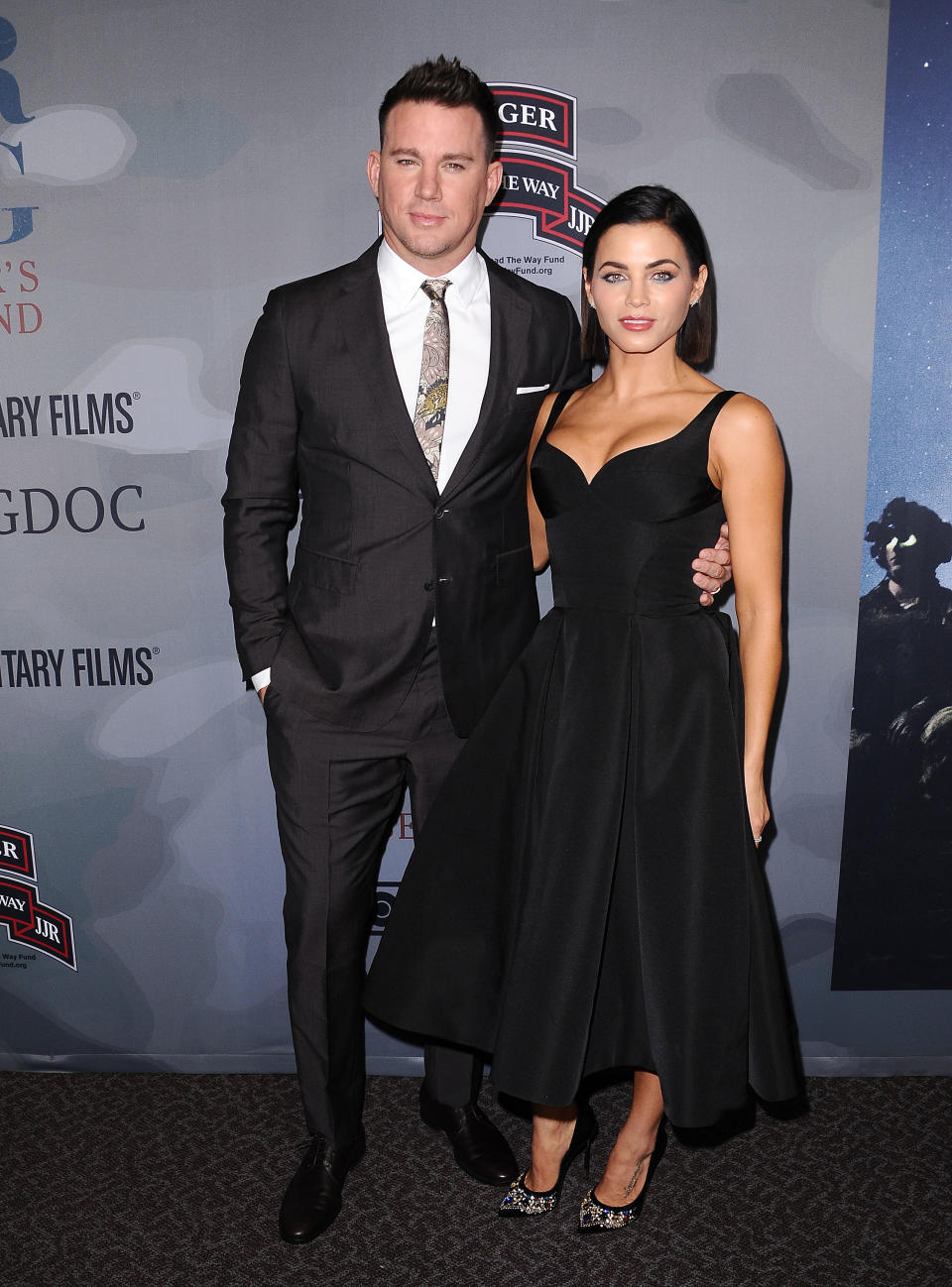 Channing Tatum and Jenna Dewan Tatum at the “War Dog: A Soldier’s Best Friend” premiere