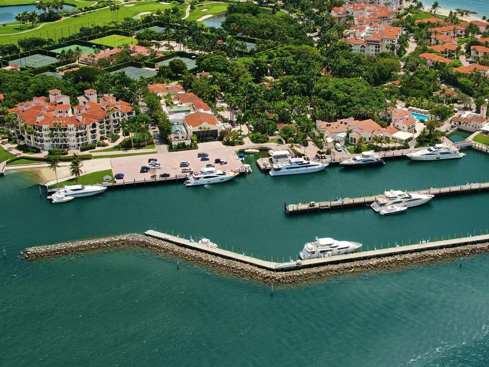 Fisher Island aerials