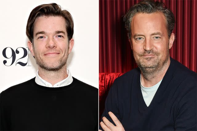 <p>Cindy Ord/Getty Images; Dave Benett/Getty Images</p> John Mulaney and Matthew Perry