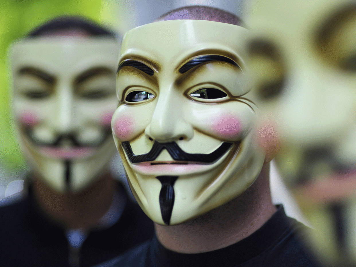 Se ha elaborado una lista negra de corporaciones que Anonymous pretende atacar (Getty Images)