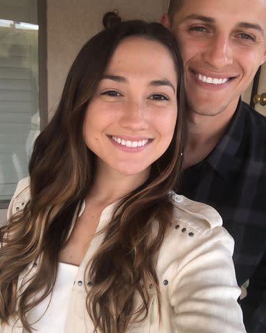 <p>Madisyn Seager/instagram</p> Corey Seager and his wife Madisyn Seager take a selfie together.
