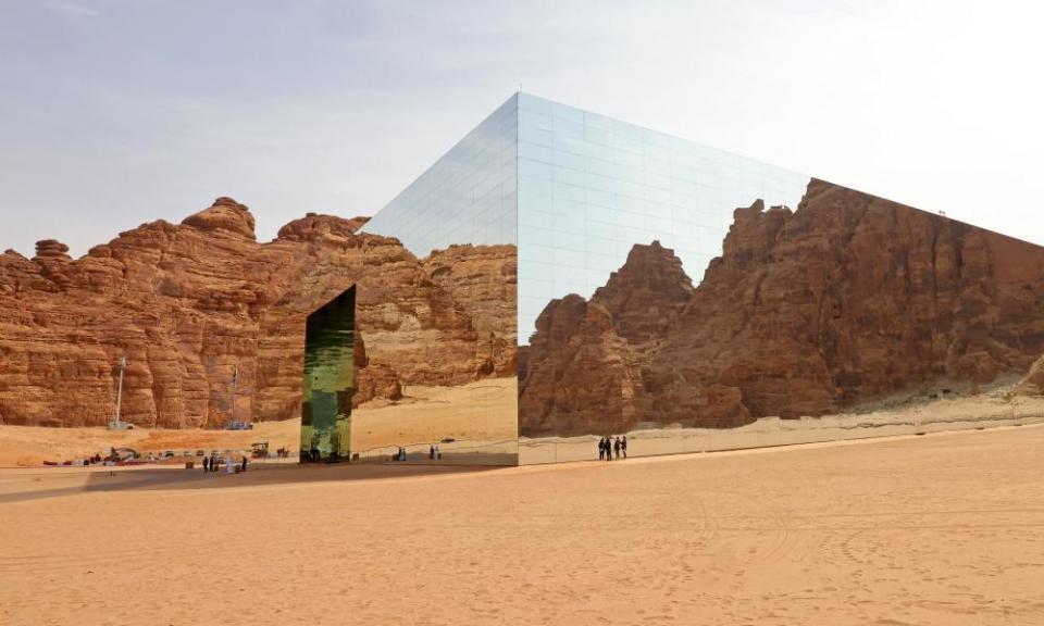 Maraya concert hall in AlUla, Saudi Arabia.