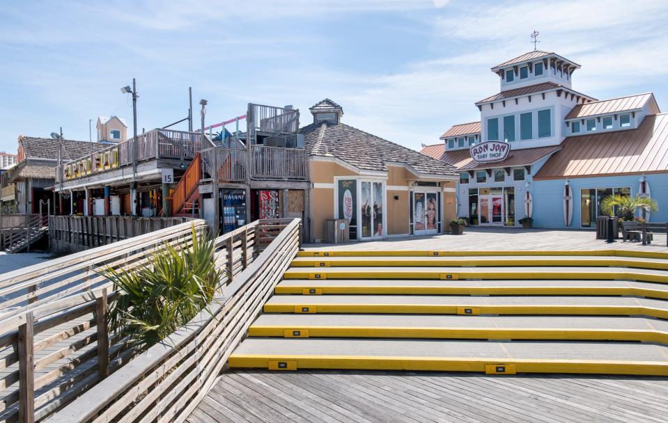 Pensacola Beach Boardwalk on Monday, Feb. 14, 2022.