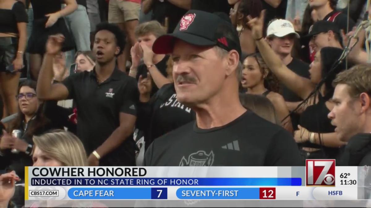 NC State football inducts Bill Cowher into Ring of Honor