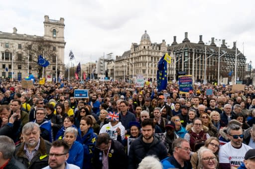 On Saturday, an estimated one million pro-Europeans marched through central London demanding another public vote on leaving the bloc, according to organisers