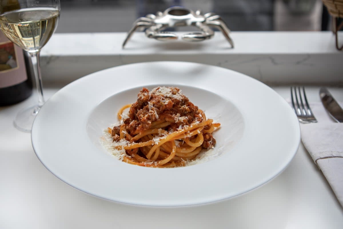 Double-crossing pasta: the pici with Tuscan-style sausage  (Adrian Lourie)