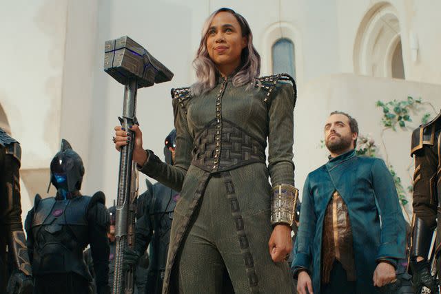 <p>MARVEL</p> Zawe Ashton as Dar-Benn in 'The Marvels'