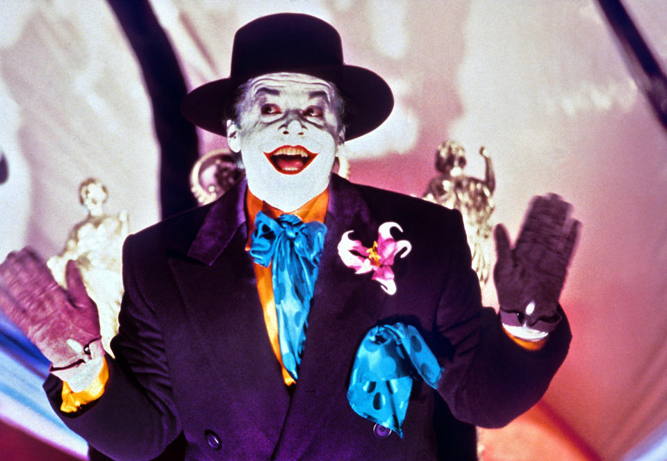 Jack Nicholson as The Joker in 'Batman' (Photo: Warner Bros./Courtesy Everett Collection)