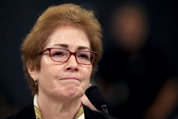 Former U.S. Ambassador To Ukraine Marie Yovanovitch Testifies At Impeachment Hearing