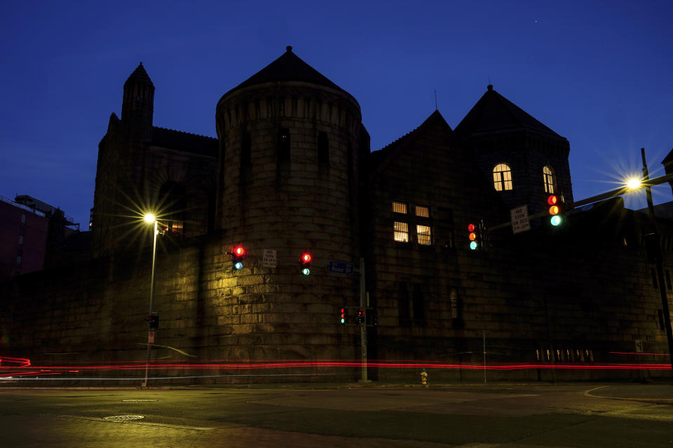 The Family Law Center in Pittsburgh is seen on Wednesday, March 16, 2022. Around the country, as child welfare agencies use or consider algorithmic tools like in Allegheny County, an Associated Press review has identified a number of concerns about the technology, including questions about its reliability and its potential to harden racial disparities in the child welfare system. (AP Photo/Matt Rourke)