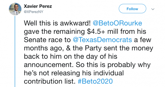 Beto O'Rourke campaign: Bernie Sanders' supporters fuel misinformation about Texas Democrat's record-breaking fundraising haul