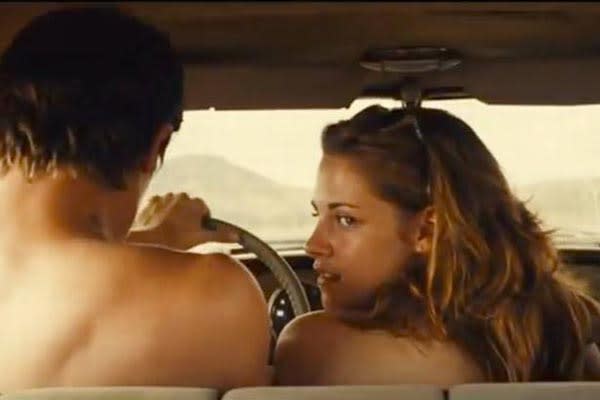 Kristen Stewart’s Scandalous Topless Threesome ‘On The Road’ Scene Is Online