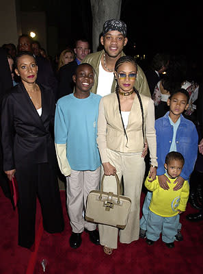 Will Smith and Jada Pinkett Smith and the brood at the Hollywood premiere of Fox Searchlight's Kingdom Come