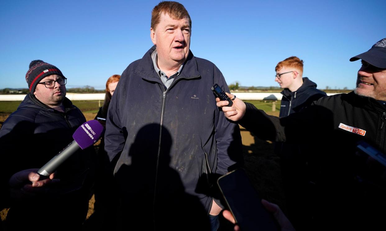 <span>John ‘Shark’ Hanlon has been a licensed trainer since 2006 and is one of the best-known trainers in Ireland.</span><span>Photograph: Alamy</span>