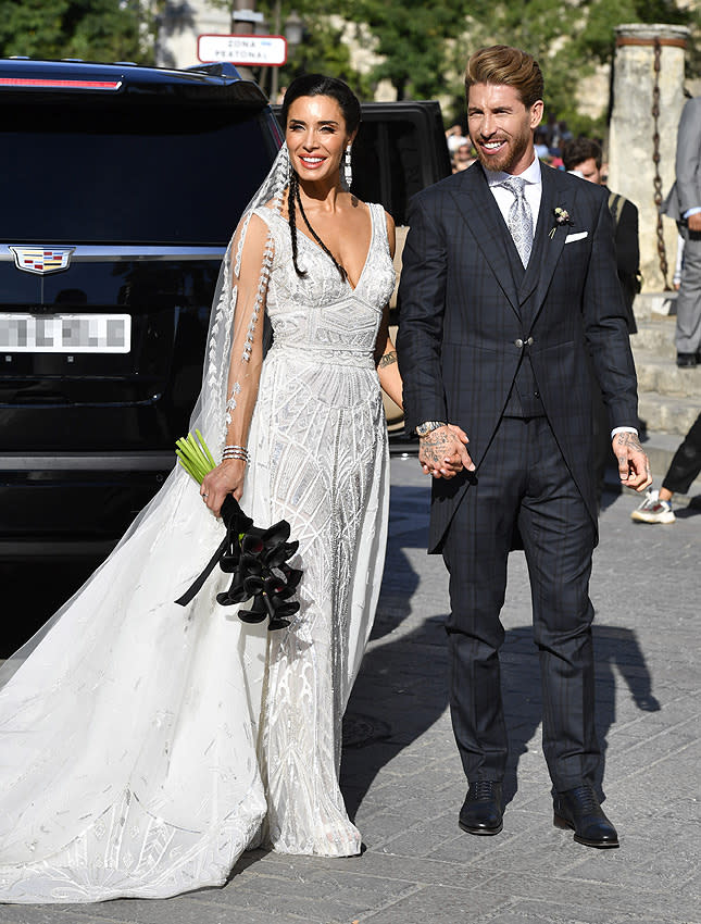 El motivo por el que Pilar Rubio ha vuelto a ponerse el vestido de su boda  durante la gran nevada