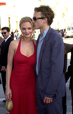 Heather Graham and Heath Ledger at the Westwood premiere of Columbia's A Knight's Tale