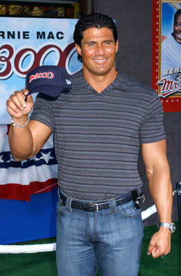 Jose Canseco at the Hollywood premiere of Touchstone Pictures' Mr. 3000