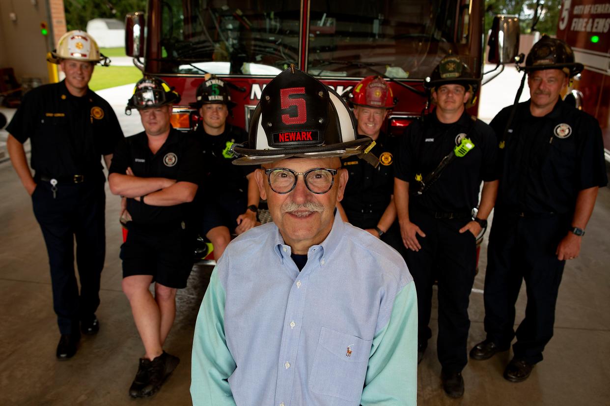 Pat Guanciale at Newark's Station 5, celebrating his 70th birthday two years ago.