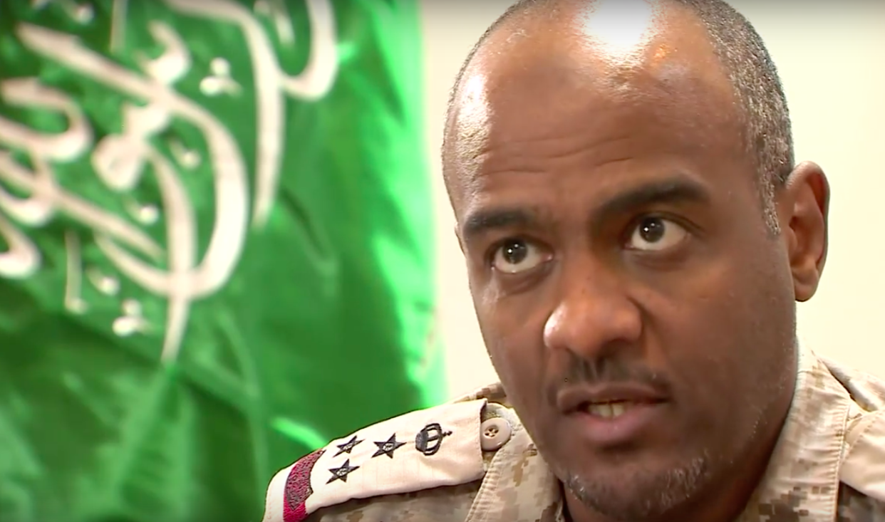 Saudi military spokesman Ahmed Al-Assiri