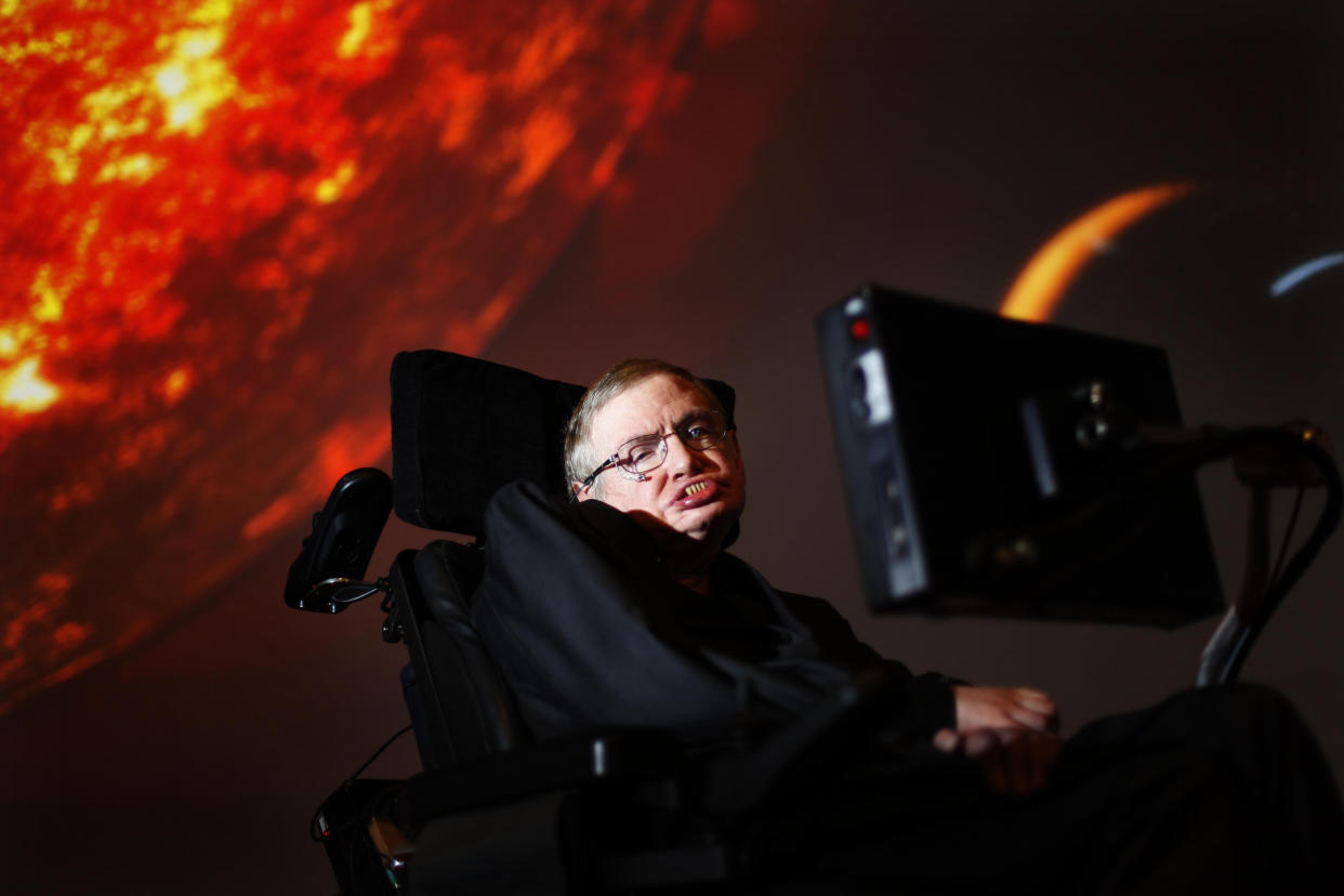 Professor Stephen Hawking died at his home on Wednesday (Picture: PA)