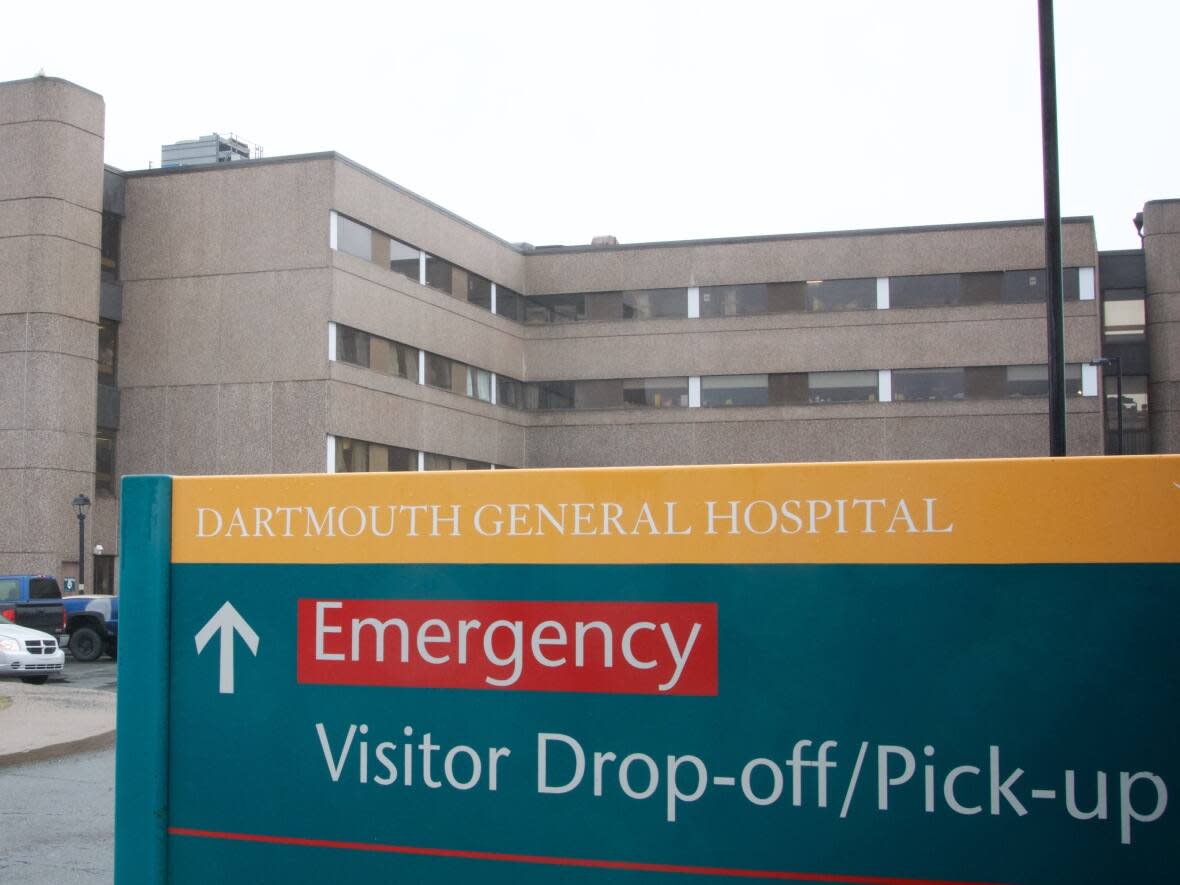 The Dartmouth General Hospital is one of 10 emergency departments where people will be able to look up predicted wait times. (Robert Short/CBC - image credit)