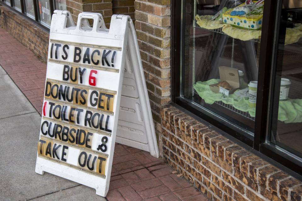 <span class="caption">Toilet paper has seen persistent supply shortages.</span> <span class="attribution"><span class="source">Michael Siluk/Education Images/Universal Images Group via Getty Images</span></span>