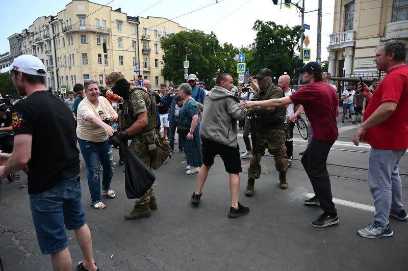 Wagner fighters deployed in Rostov-on-Don