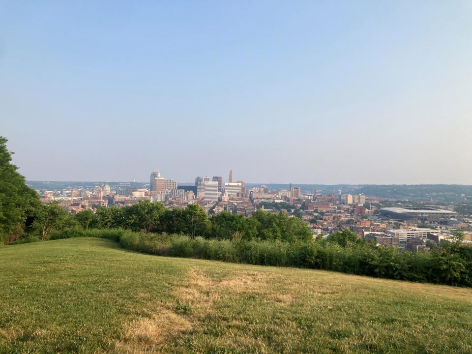 The view from atop Bellevue Hill Park, my favorite place to see the Queen City.