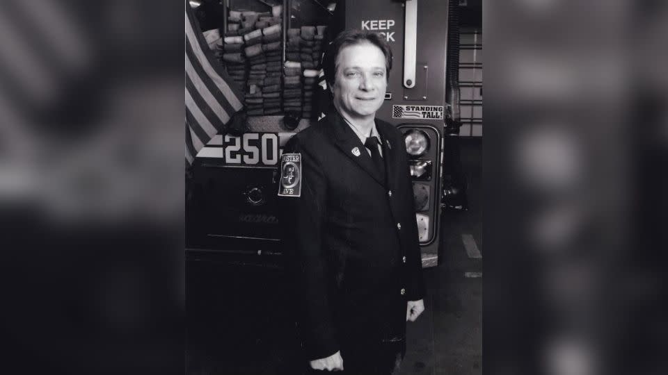 Retired firefighter Robert Fulco, who responded to the September 11 terror attacks, died Saturday morning from pulmonary fibrosis. - FDNY