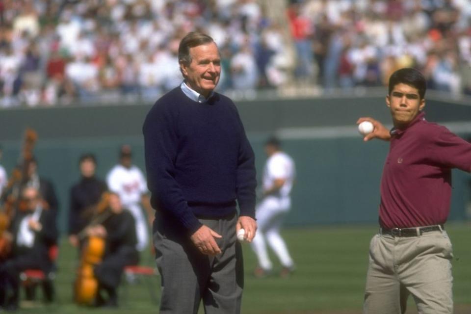 George H.W. Bush and George P. Bush