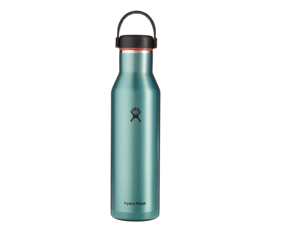 <p><strong>Hydro Flask</strong></p><p>amazon.com</p><p><strong>$39.95</strong></p><p><a href="https://www.amazon.com/dp/B08WX25XZ5?tag=syn-yahoo-20&ascsubtag=%5Bartid%7C10055.g.27312224%5Bsrc%7Cyahoo-us" rel="nofollow noopener" target="_blank" data-ylk="slk:Shop Now" class="link ">Shop Now</a></p><p>Hydro Flask's 21-ounce Trail Series bottle is not only our top pick for a stainless steel water bottle, but it's also a great choice for taking on the go whether you are hiking or camping.<strong> It's slim, noticeably lightweight and kept drinks at the same temperature for hours in our road test.</strong> Its walls are made of thinner stainless steel than competitors, which makes it lighter and easier to carry on long treks. It comes in three different colors, and in a 24- and 32-ounce size. <br></p>