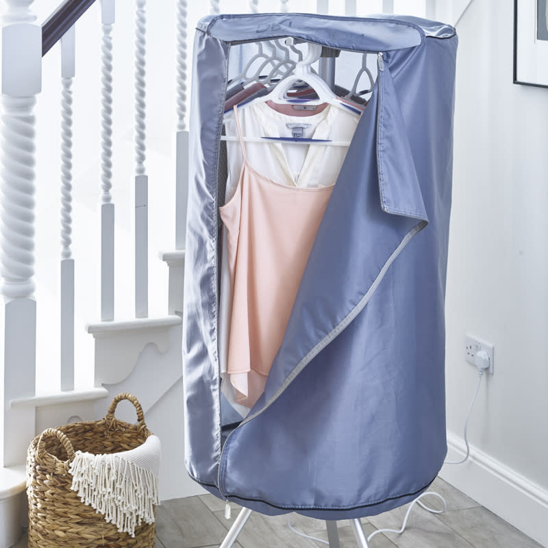 The Drying Pod can hang up to 12 garments and keeps your undies out of view from guests too. (Lakeland)