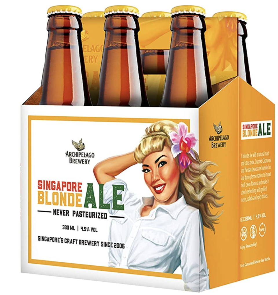 Archipelago Brewery Singapore Blonde Ale Craft Beer Bottle, 6 x 330ml. PHOTO: Amazon