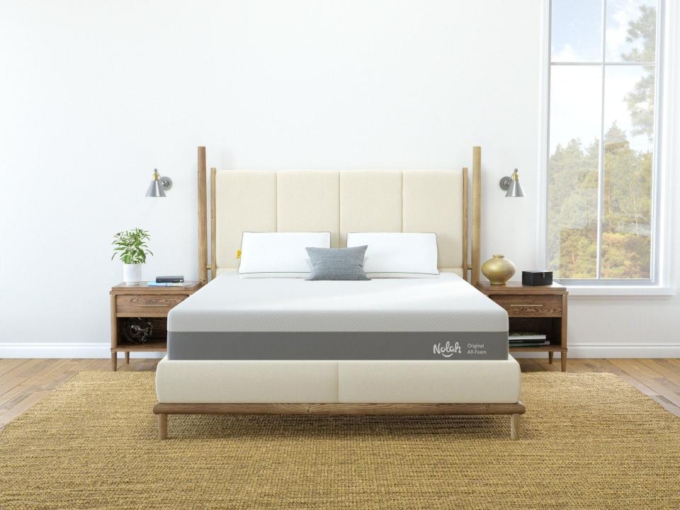 <p><a href="https://go.redirectingat.com?id=74968X1596630&url=https%3A%2F%2Fwww.nolahmattress.com%2Fproducts%2Fnolah-original-10&sref=https%3A%2F%2F" rel="nofollow noopener" target="_blank" data-ylk="slk:Shop Now;elm:context_link;itc:0;sec:content-canvas" class="link ">Shop Now</a></p><p>Original 10" All-Foam Mattress</p><p>nolahmattress.com</p><p>$949.00</p>