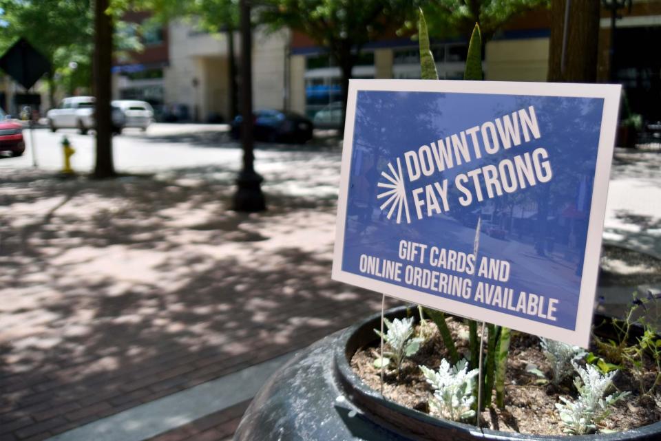 Hay Street in downtown Fayetteville on Saturday.