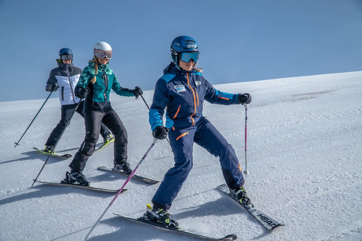 Arinsal Ski School has a great reputation for teaching beginners (Crystal Ski)