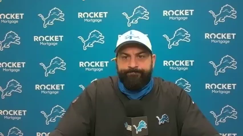 Detroit Lions coach Matt Patricia said his general philosophy in coaching involves the consistent pursuit of hard work to better a franchise.