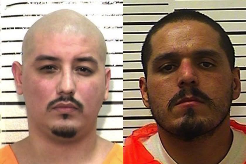 Inmate Paul Solis (R) was attacked and killed by three inmates including Martin Pacheco, November 25, in Folson state prison.