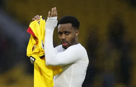 Britain Football Soccer - Watford v Tottenham Hotspur - Premier League - Vicarage Road - 16/17 - 1/1/17 Tottenham's Danny Rose applauds fans after the game Action Images via Reuters / Paul Childs