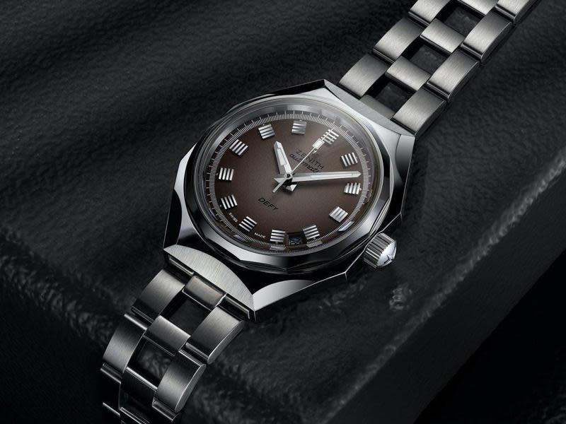 ZENITH於1969年發表Defy A3642，是代表品牌大膽創新精神的作品。此錶最引人注目的地方，在於其內凹的八邊形錶殼，與十四邊形的錶圈，即使以今日眼光來看，也不得不佩服其創新的眼光。