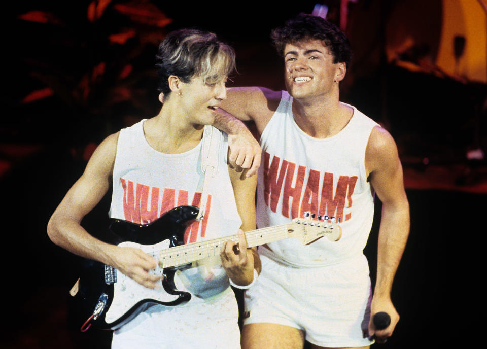 Wham! on 01.06.1984 in Glasgow. | usage worldwide