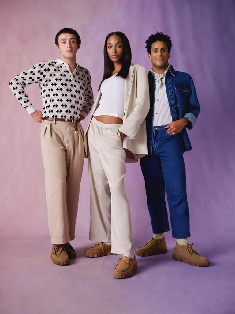 Sonny Hall, Jourdan Dunn and Marcelino Sambé. - Credit: Courtesy of Clarks