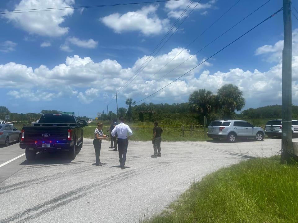 Martin County sheriff's investigators responded to a report of a man's body found off Southeast Bridge Road in Hobe Sound June 15, 2023.