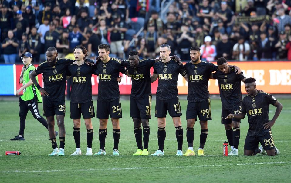 Los Angeles FC players, shown here during the 2022 MLS Cup Final at Banc of California Stadium on November 5, 2022 in Los Angeles, will be among those present at the 2023 Coachella Valley Invitational in January.