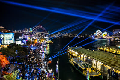 Vivid Sydney 2024 Credit: Destination NSW (PRNewsfoto/Destination NSW)