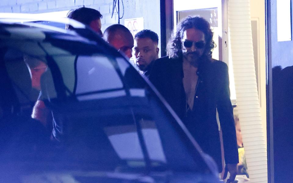 Russell Brand leaves Wembley Park Theatre