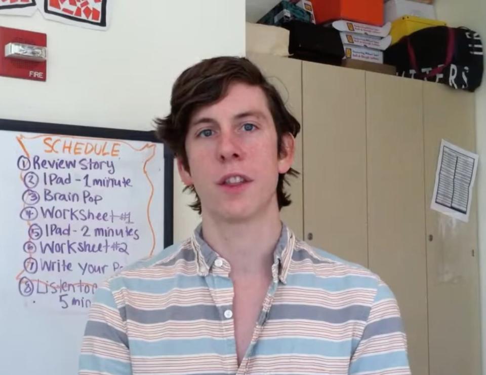 Daniel Schiels began working as a special education teacher in Stamford, Conn. public schools while SCI was probing him for allegedly grooming a female student over three years, starting from age 15. YouTube Dan Schiels