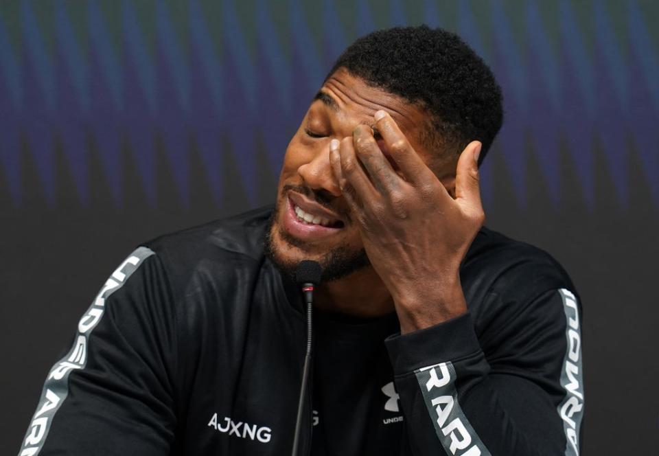 Anthony Joshua lost his WBA, IBF and WBO heavyweight titles on Saturday night (Nick Potts/PA) (PA Wire)